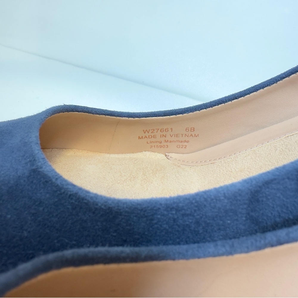 Like new! Cole Haan Navy Blue Suede Pumps – Size 6B - Picture 7 of 11